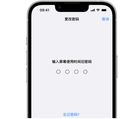 赵县iPhone屏幕维修分享iPhone屏幕使用时间密码忘记了怎么办 