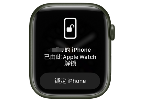 赵县苹果手机维修分享用 AppleWatch 解锁配备面容 ID 的 iPhone方法 