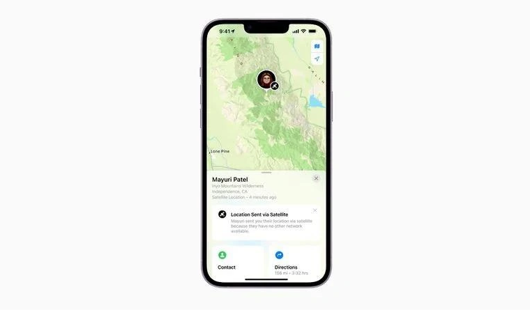 赵县苹果14维修分享iPhone14系列中 FindMy功能通过卫星分享位置方法教程 