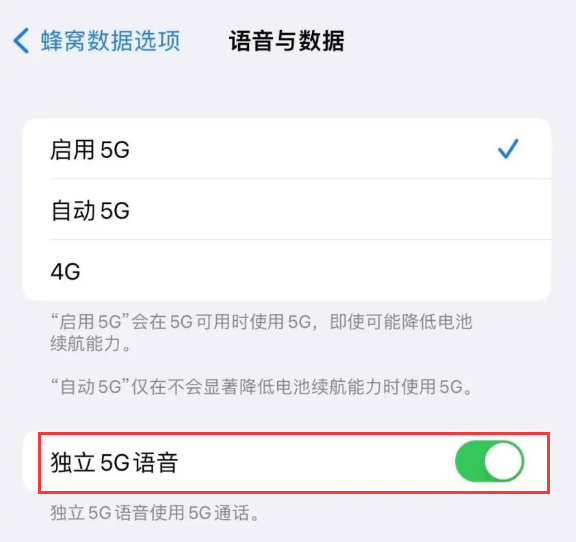 赵县苹果14维修分享iPhone 14 Pro如何开启VoNR 